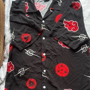 Naruto Shippuden Button Down Shirt